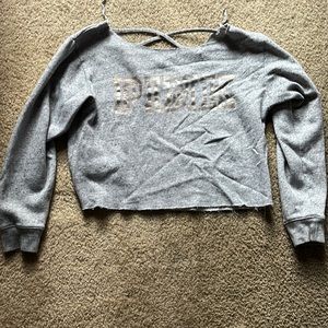 V.S. Sweatshirt Extra Small but fits medium to large as well
